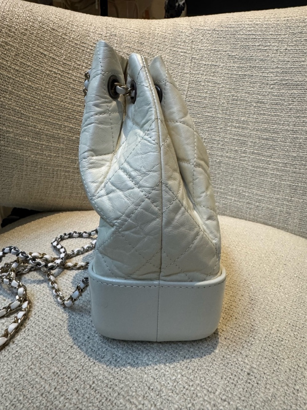 CHANEL Gabrielle Backpack Aged Lambskin Leather - Picture 3 of 7